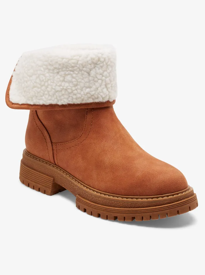 Roxy Boots Fall SlipOn Boots Tan 8211 Womens