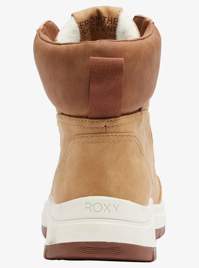 Roxy Boots Karmel LaceUp Boots Tan 8211 Womens