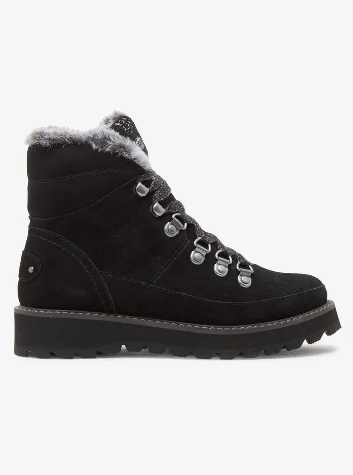 Roxy Boots Sadie LaceUp Boots Anthracite 8211 Womens