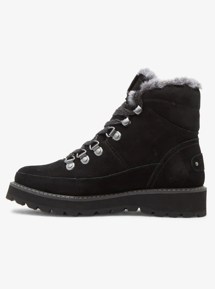 Roxy Boots Sadie LaceUp Boots Anthracite 8211 Womens