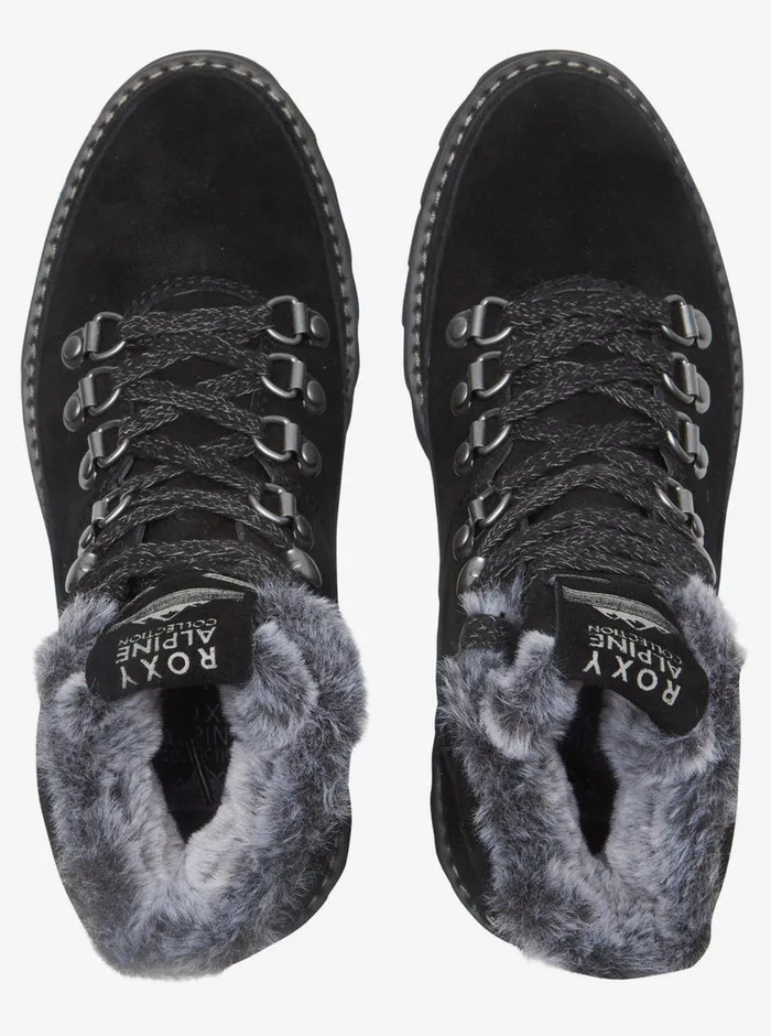 Roxy Boots Sadie LaceUp Boots Anthracite 8211 Womens