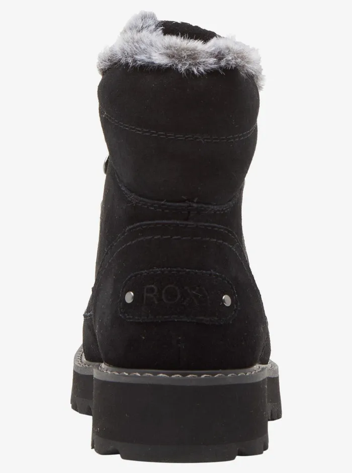 Roxy Boots Sadie LaceUp Boots Anthracite 8211 Womens