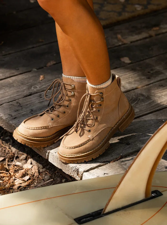 Roxy Boots Work It Boots Tan 8211 Womens