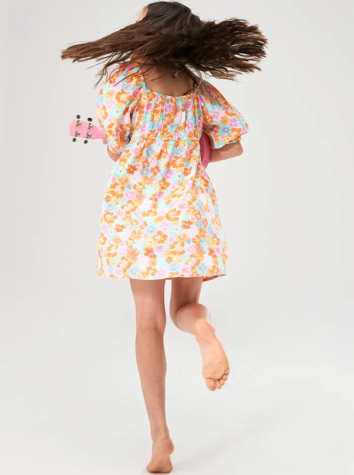 Roxy Dresses and Rompers 416 Running Nights Dress Autumn Sunset Floraya 8211 Girls