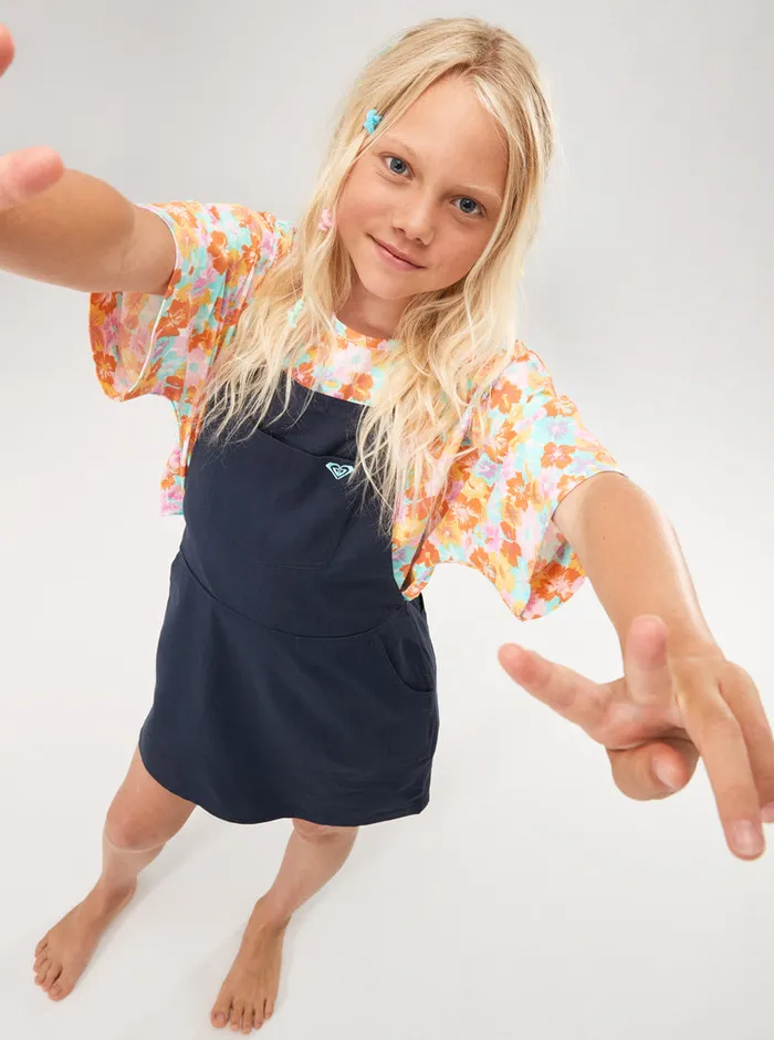 Roxy Dresses and Rompers 416 Sunset Waves Dress Mood Indigo 8211 Girls