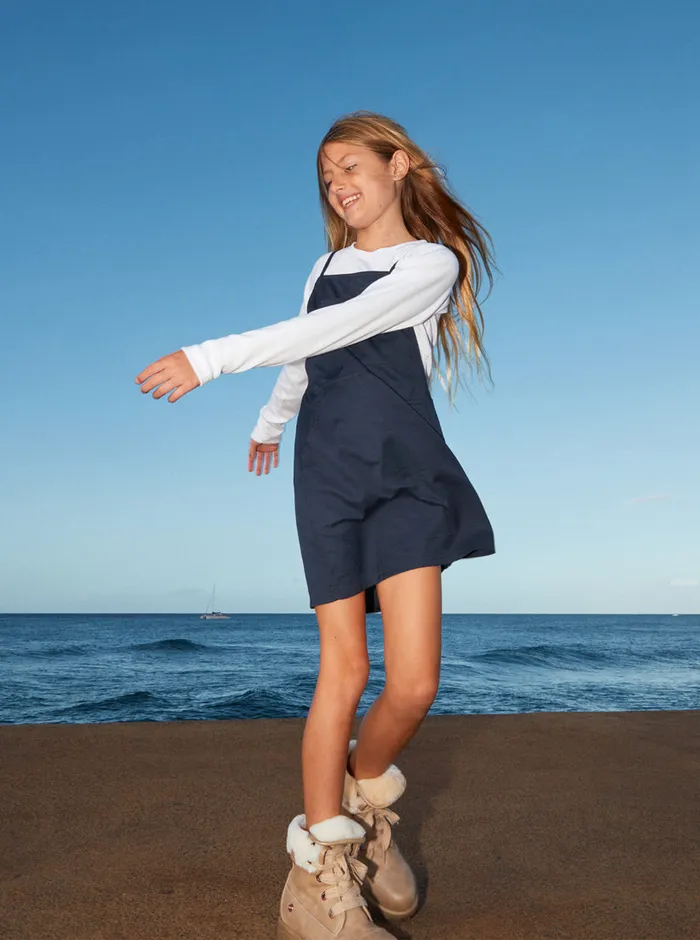 Roxy Dresses and Rompers 416 Sunset Waves Dress Mood Indigo 8211 Girls
