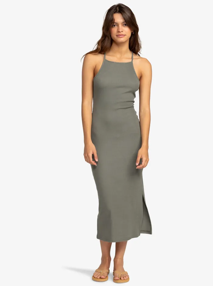 Roxy Dresses Breathe For You Dress Agave Green 8211 Womens