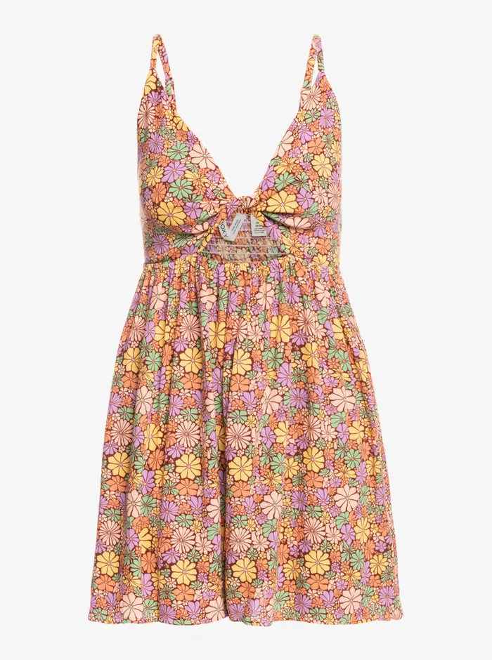 Roxy Dresses Evening Glow Again Dress Root Beer All About Sol Mini 8211 Womens