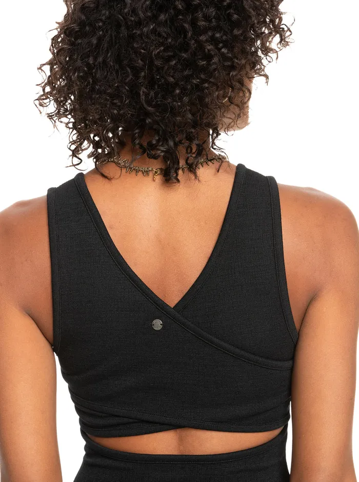 Roxy Dresses Good Keepsake Midi Dress Anthracite 8211 Womens