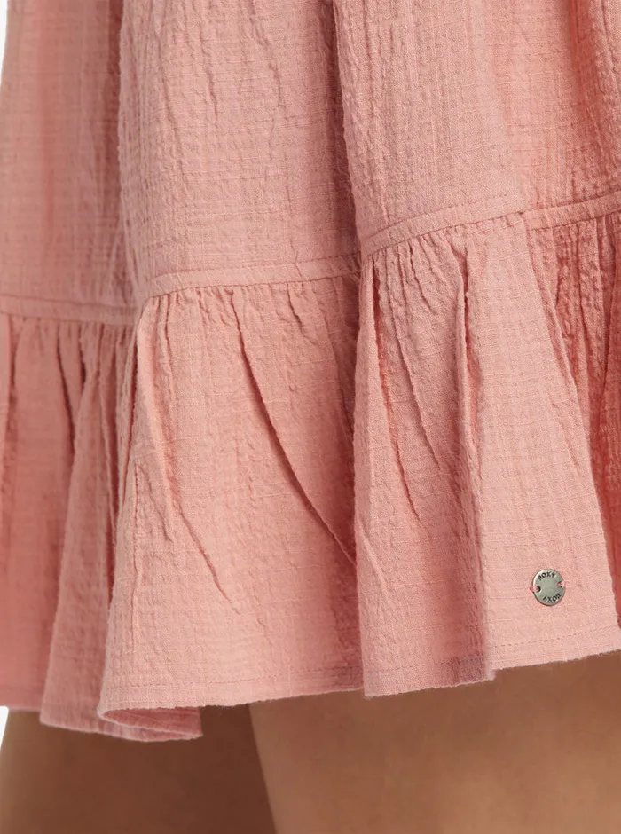 Roxy Dresses Jasmine Breeze Solid Dress Ash Rose 8211 Womens