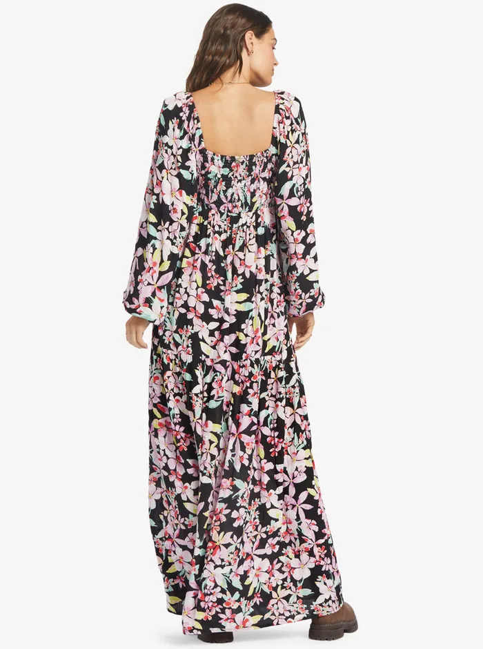Roxy Dresses On Holiday Maxi Dress Anthracite New Life 8211 Womens