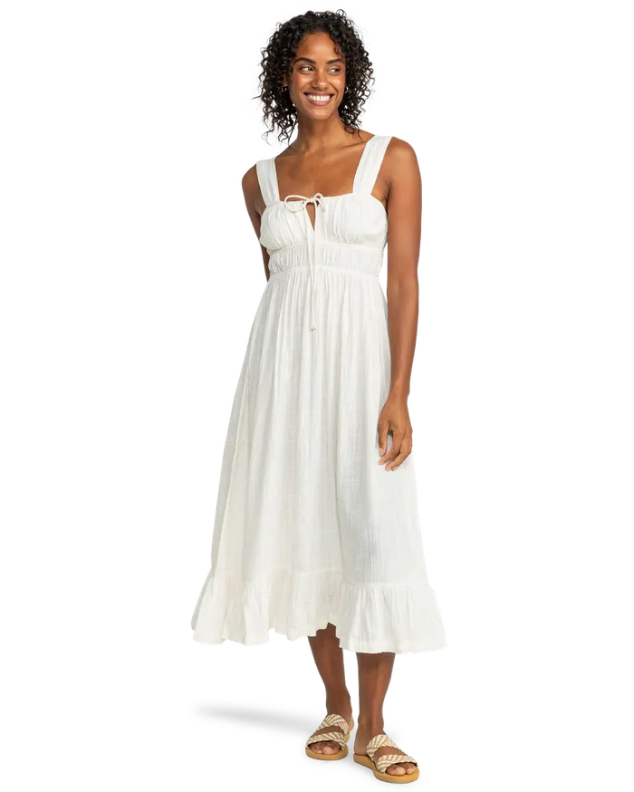 Roxy Dresses Paradise Winds Dress Egret 8211 Womens