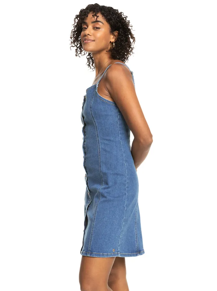 Roxy Dresses Some Dance Strappy Dress Medium Blue 8211 Womens