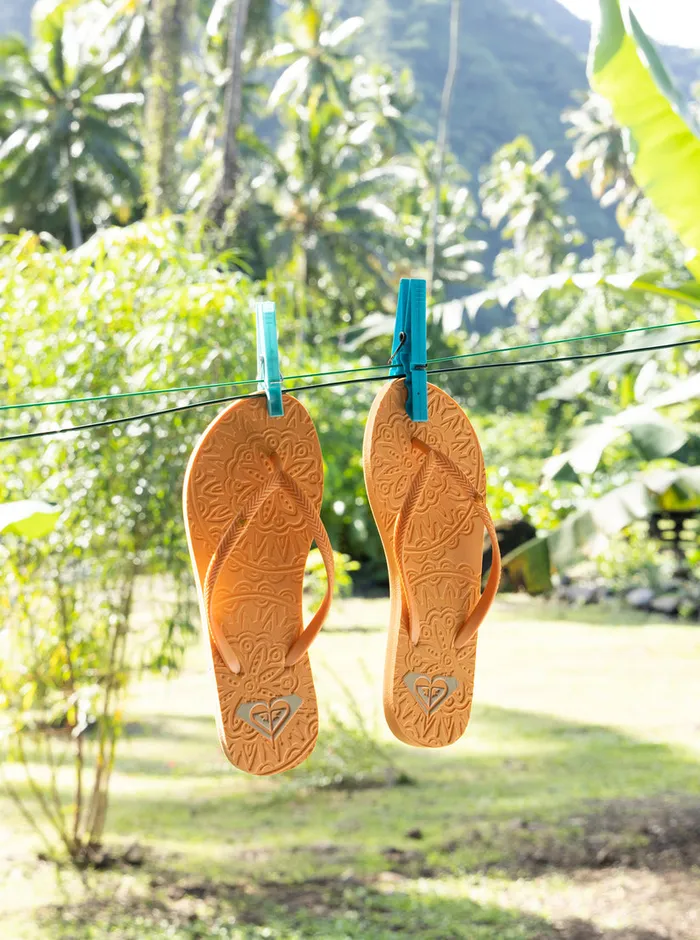 Roxy Flip Flops Antilles Sandals Orange Peel 8211 Womens