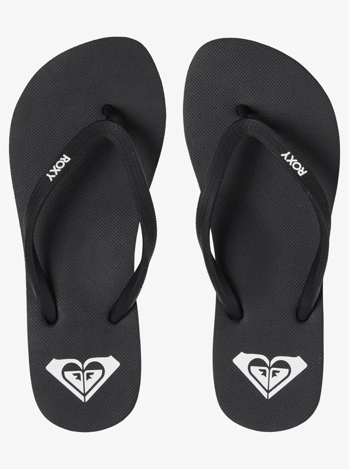 Roxy Flip Flops Azul Basic Sandal Black 3 8211 Womens