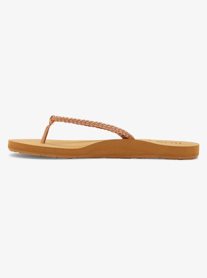 Roxy Flip Flops Costas II FlipFlops Rose Gold 8211 Womens