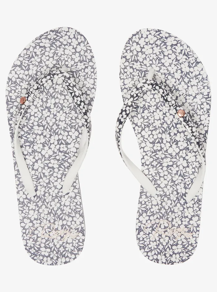 Roxy Flip Flops Portofino FlipFlops Navywhite 8211 Womens