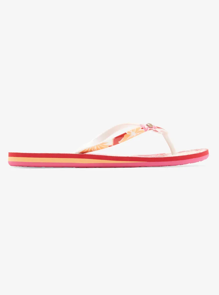 Roxy Flip Flops Portofino FlipFlops True Redyellow 8211 Womens