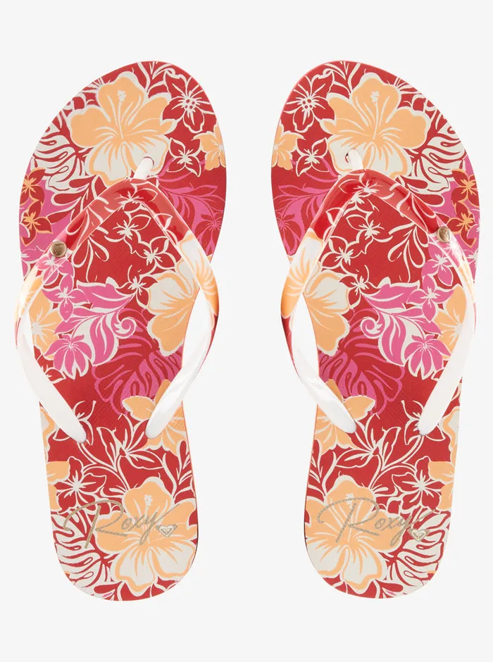 Roxy Flip Flops Portofino FlipFlops True Redyellow 8211 Womens