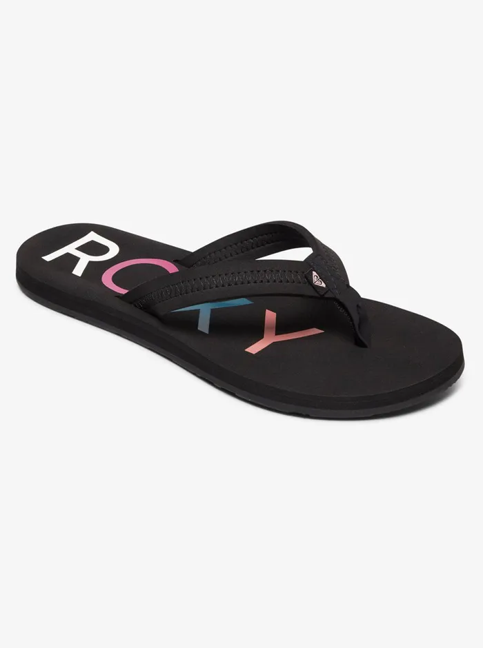 Roxy Flip Flops Vista FlipFlops Black 8211 Womens