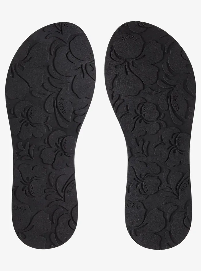 Roxy Flip Flops Vista FlipFlops Black 8211 Womens