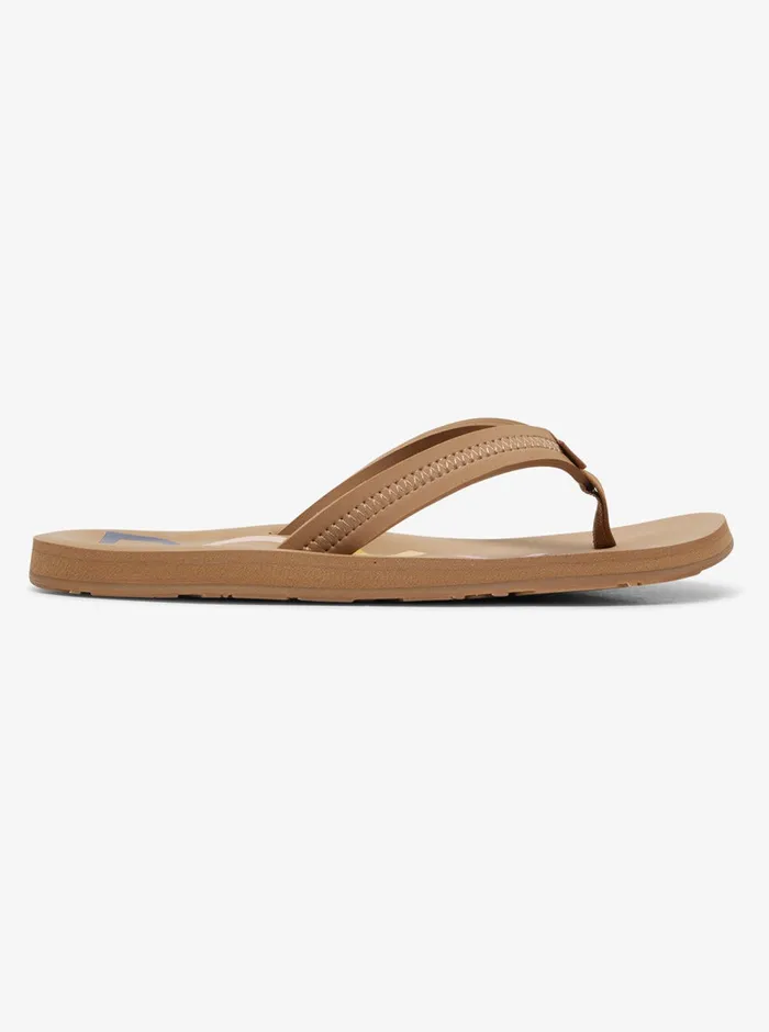 Roxy Flip Flops Vista FlipFlops Tan 8211 Womens