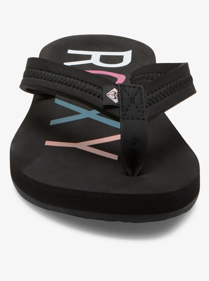 Roxy Flip Flops Vista IV FlipFlops Black 8211 Womens