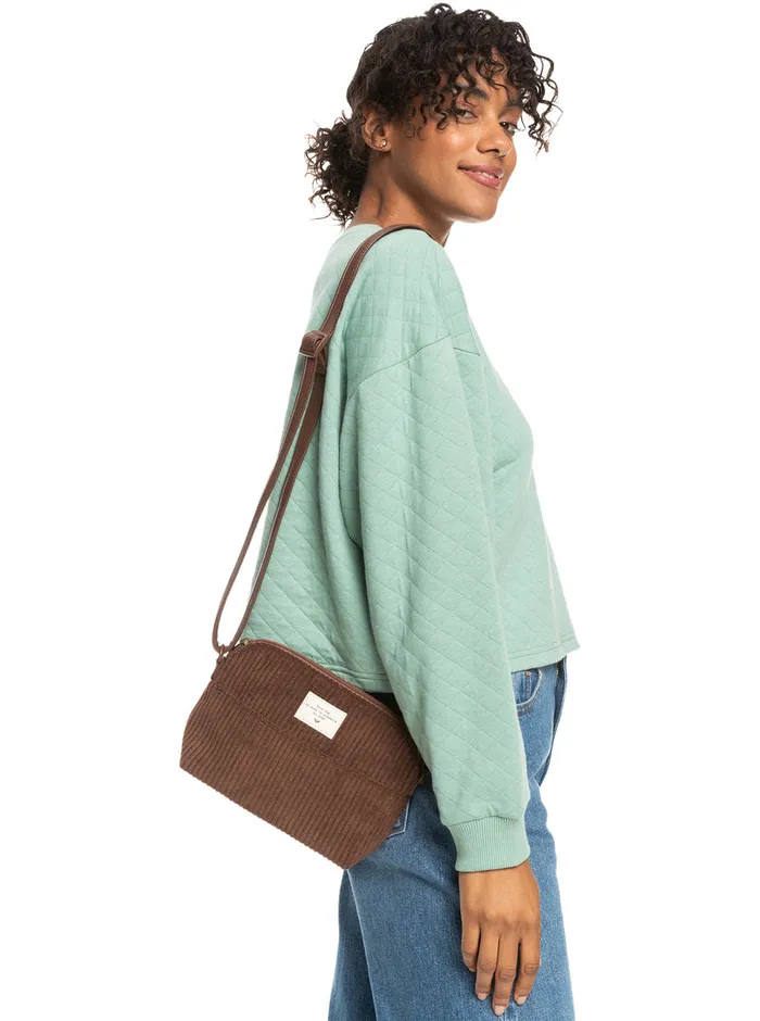 Roxy Handbags Cozy Nature Crossbody Bag Bitter Chocolate 8211 Womens