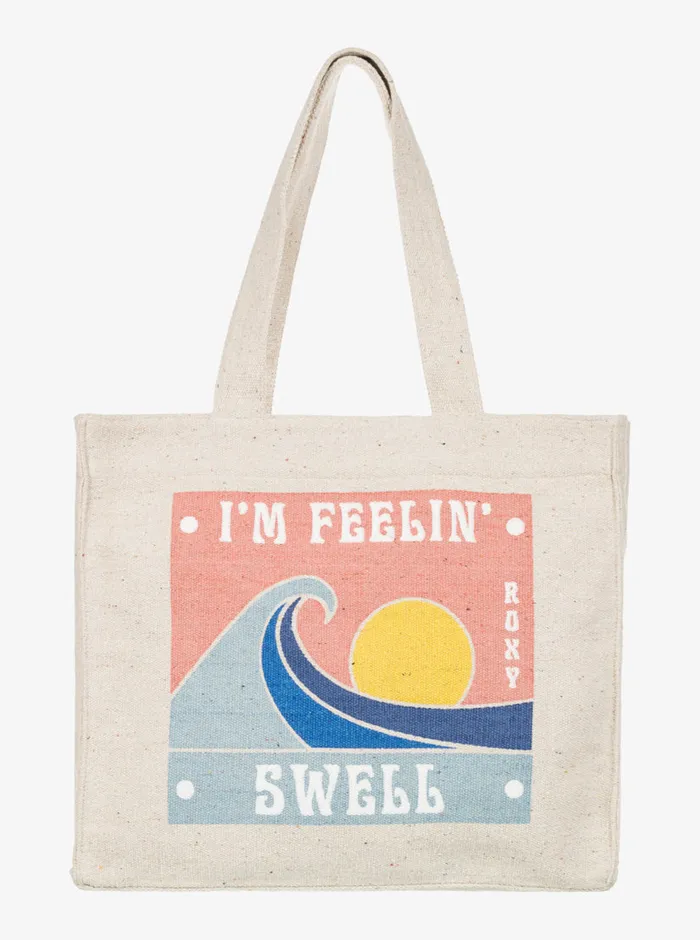Roxy Handbags Drink The Wave Tote Bag Tapioca 8211 Womens