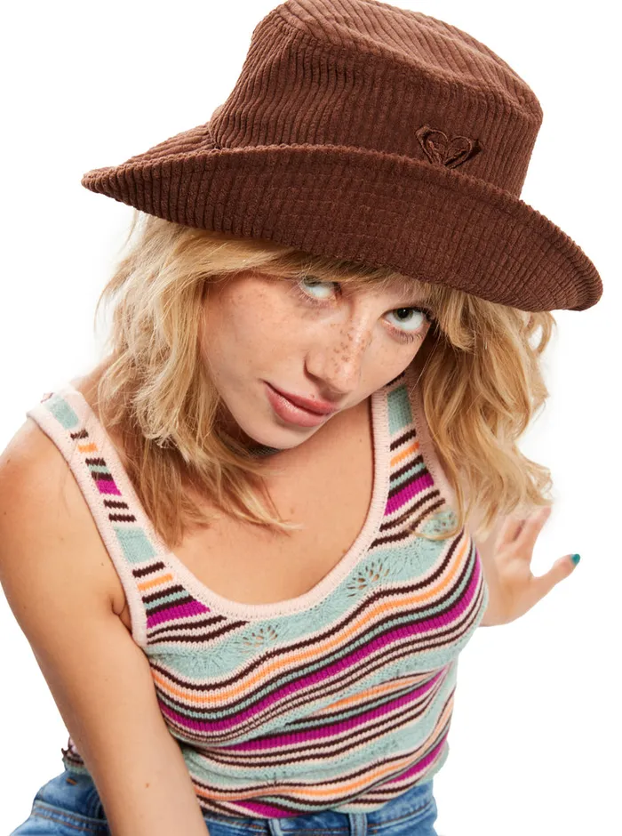 Roxy Hats Day Of Spring Bucket Hat Bitter Chocolate 8211 Womens
