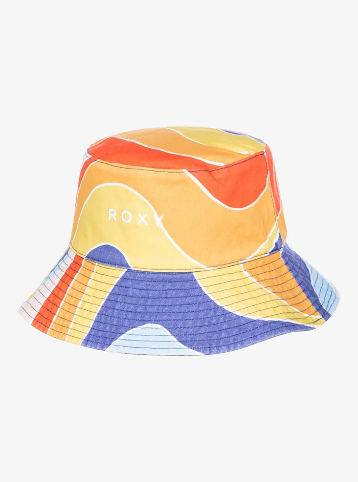 Roxy Hats Jasmine Paradise Reversible Bucket Hat Tiger Lily Cruz 8211 Womens