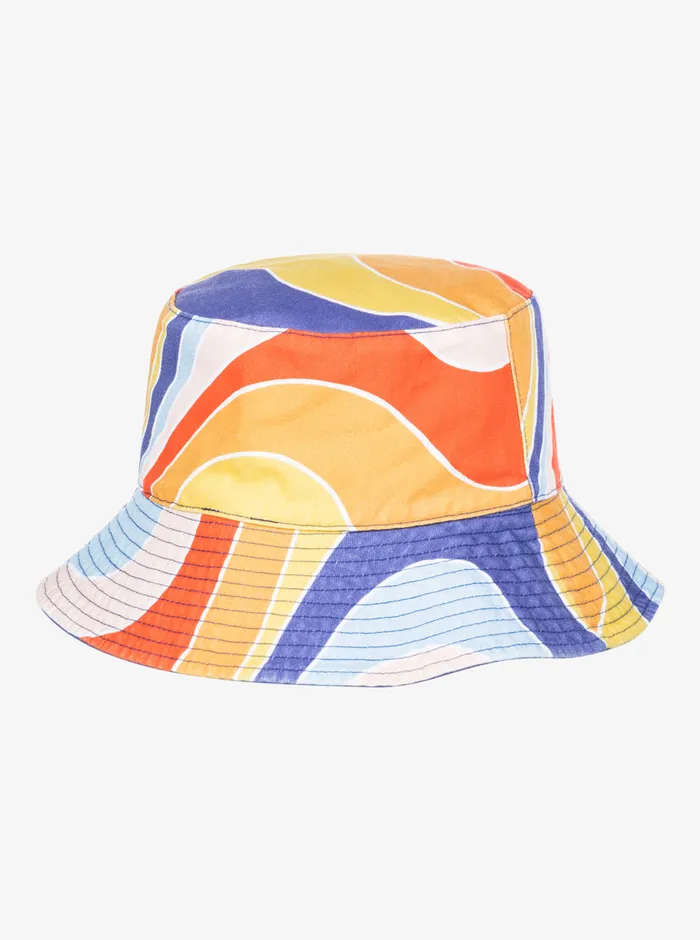 Roxy Hats Jasmine Paradise Reversible Bucket Hat Tiger Lily Cruz 8211 Womens