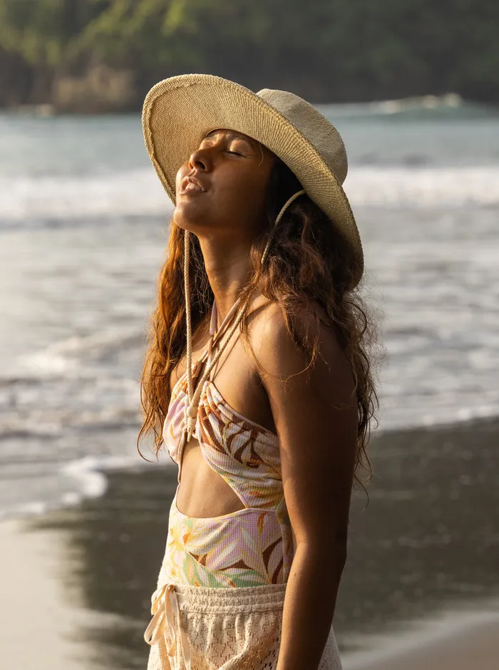 Roxy Hats Sunny Kisses Sun Hat Natural 8211 Womens