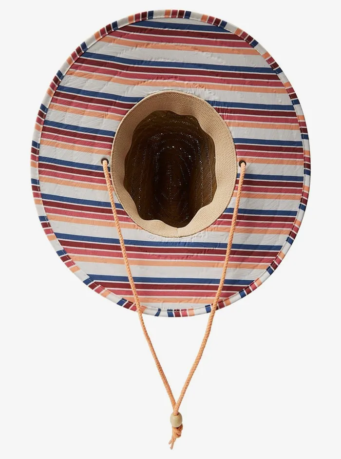 Roxy Hats Tomboy Straw Hat Snow White Confi Stripe 8211 Womens