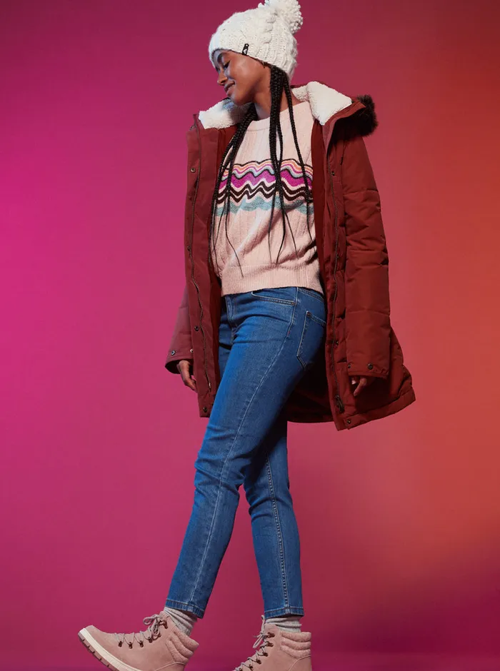 Roxy Jackets Ellie Warmlink Winter Jacket With Heating Panel Smoked Paprika 8211 Womens