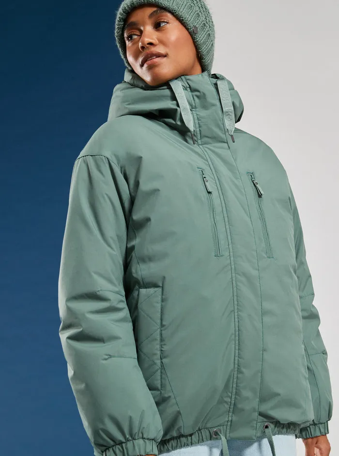 Roxy Jackets Lofty Cloud Winter Parka Dark Forest 8211 Womens
