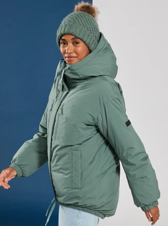 Roxy Jackets Lofty Cloud Winter Parka Dark Forest 8211 Womens