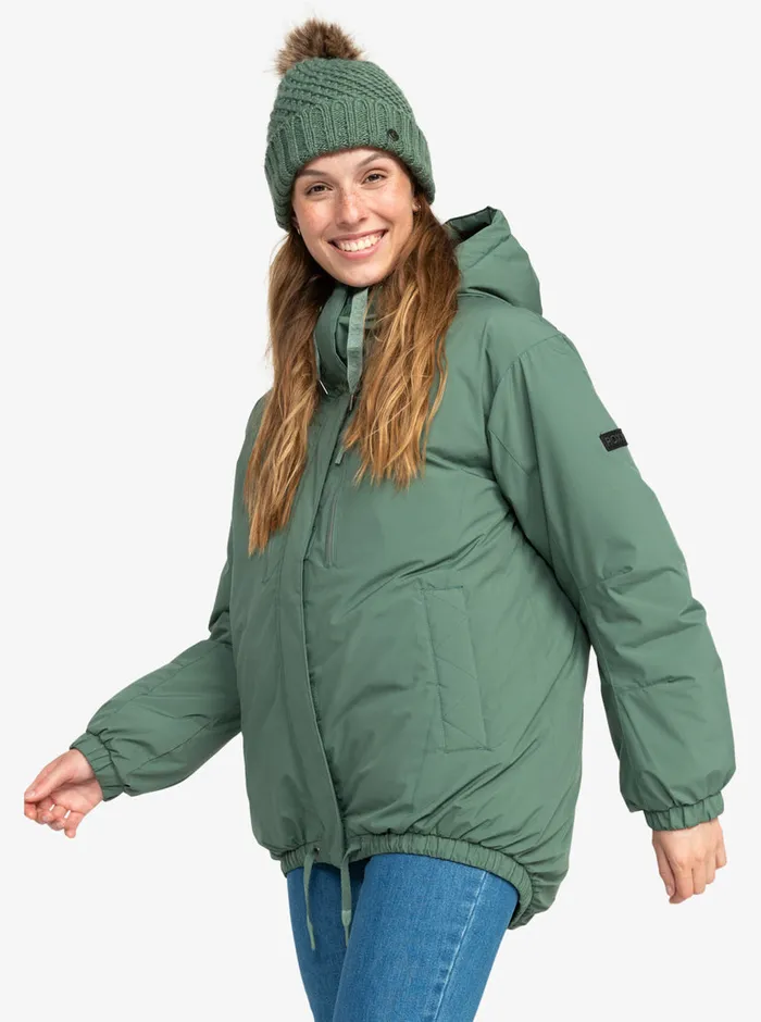 Roxy Jackets Lofty Cloud Winter Parka Dark Forest 8211 Womens
