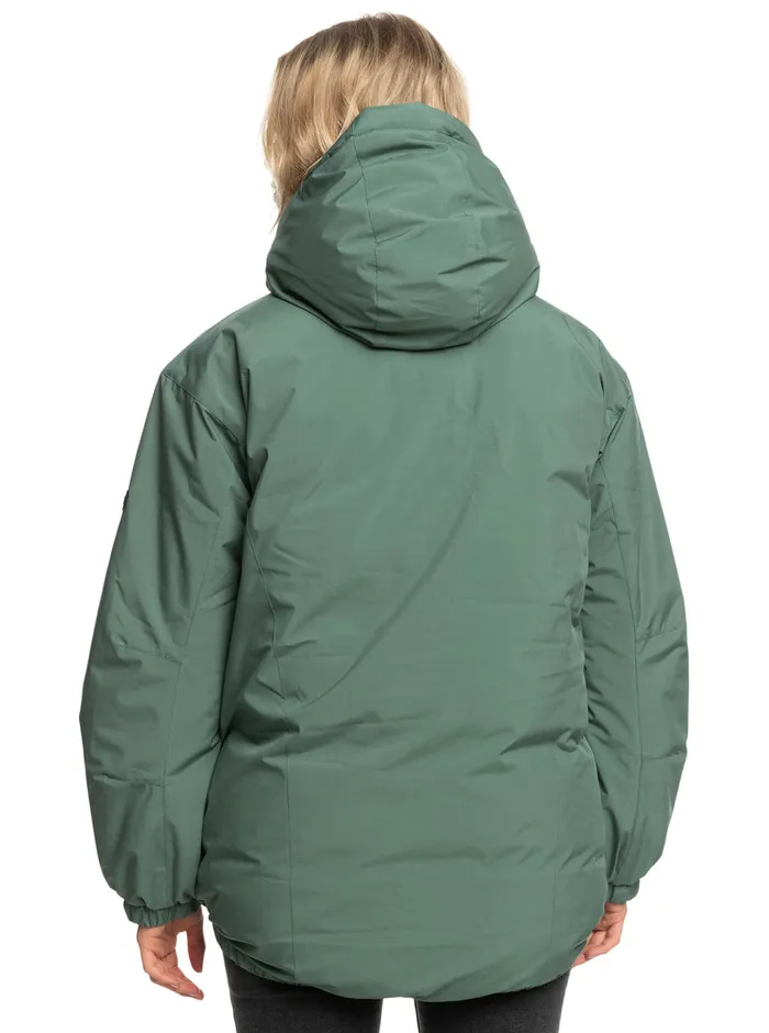 Roxy Jackets Lofty Cloud Winter Parka Dark Forest 8211 Womens