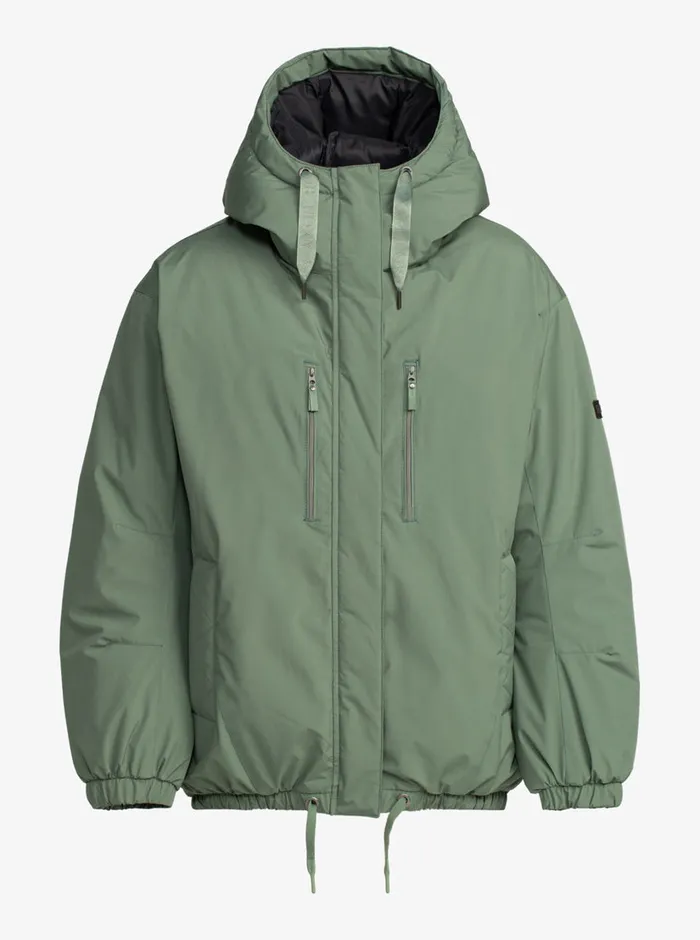 Roxy Jackets Lofty Cloud Winter Parka Dark Forest 8211 Womens