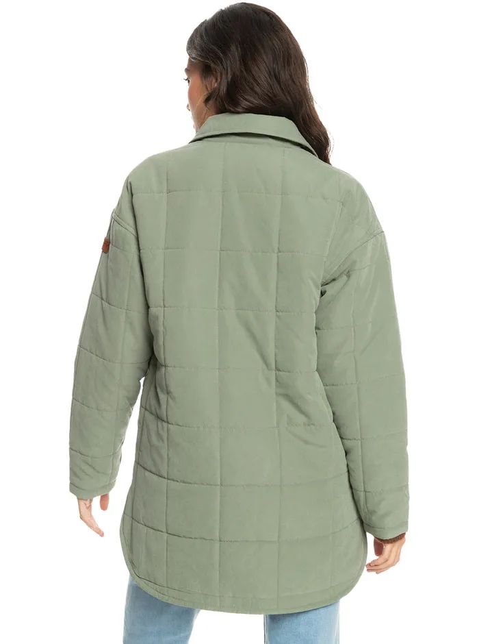 Roxy Jackets Next Up Jackets Agave Green 8211 Womens