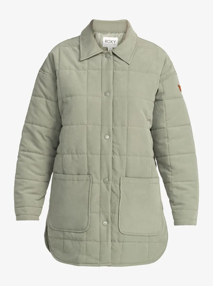 Roxy Jackets Next Up Jackets Agave Green 8211 Womens