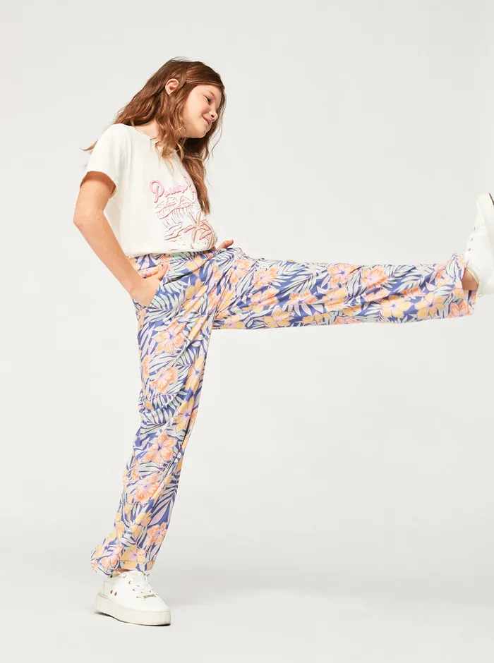 Roxy Jeans and Pants 416 You Found Me Pants Marlin Funky Palm 8211 Girls