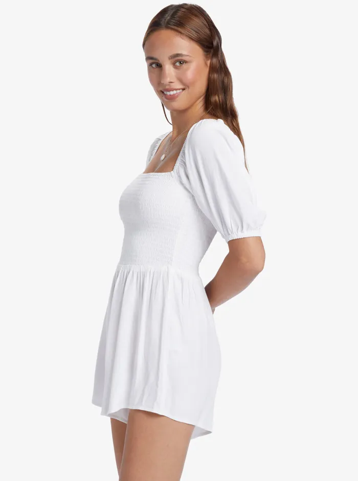 Roxy Jumpsuits and Rompers Barefoot Babe Romper Snow White 8211 Womens