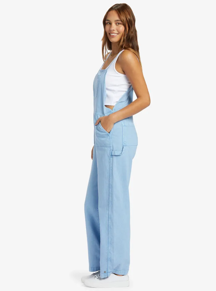 Roxy Jumpsuits and Rompers Crystal Coast Overalls Bel Air Blue 8211 Womens