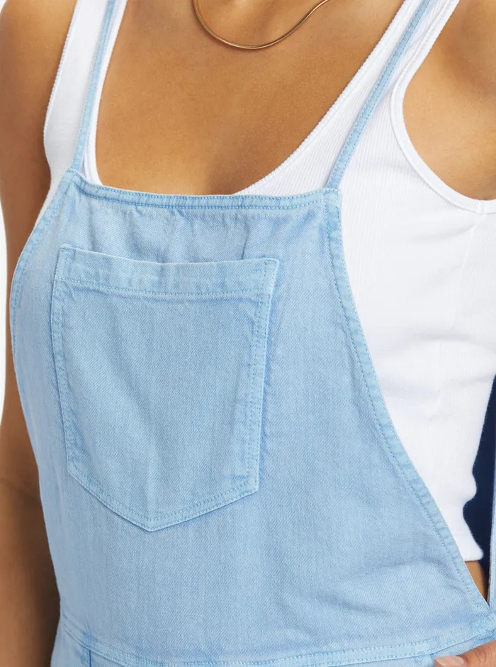 Roxy Jumpsuits and Rompers Crystal Coast Overalls Bel Air Blue 8211 Womens