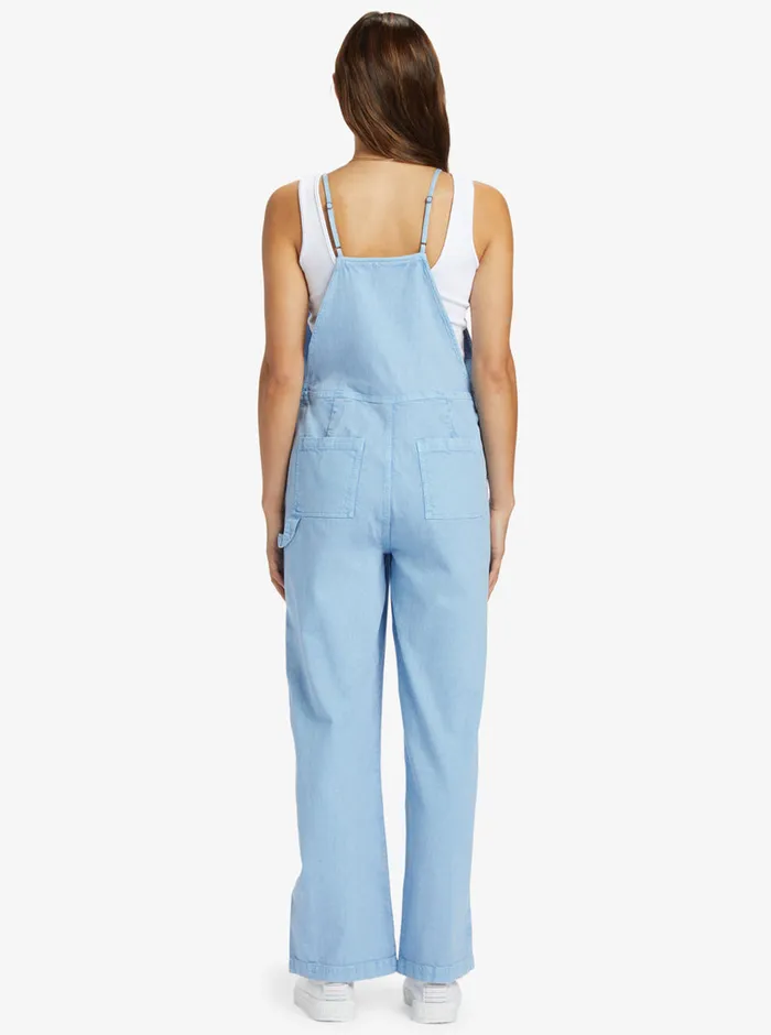 Roxy Jumpsuits and Rompers Crystal Coast Overalls Bel Air Blue 8211 Womens