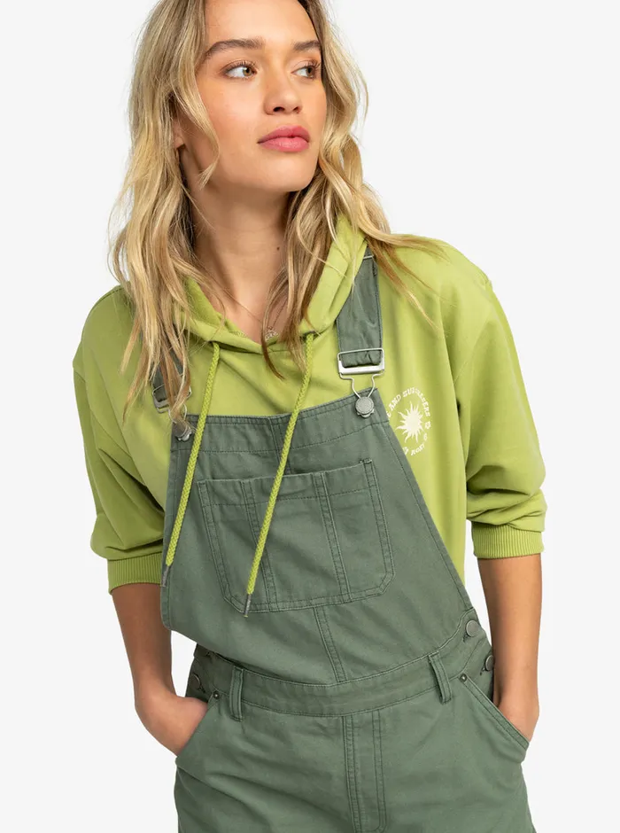 Roxy Jumpsuits and Rompers Eternal Change Overalls Agave Green 8211 Womens