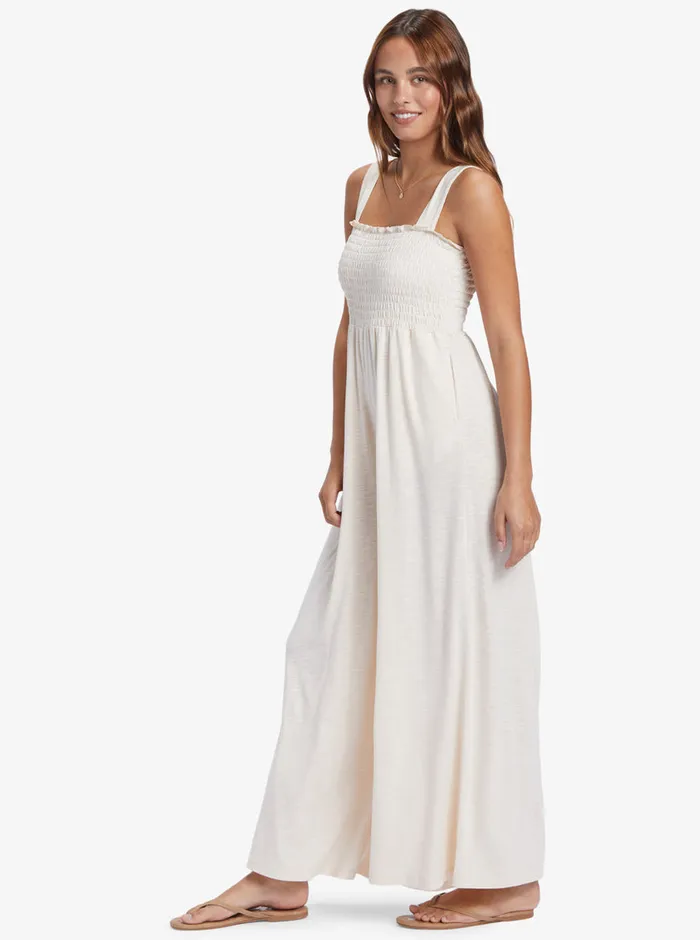 Roxy Jumpsuits and Rompers Just Passing By Jumpsuit Tapioca 8211 Womens