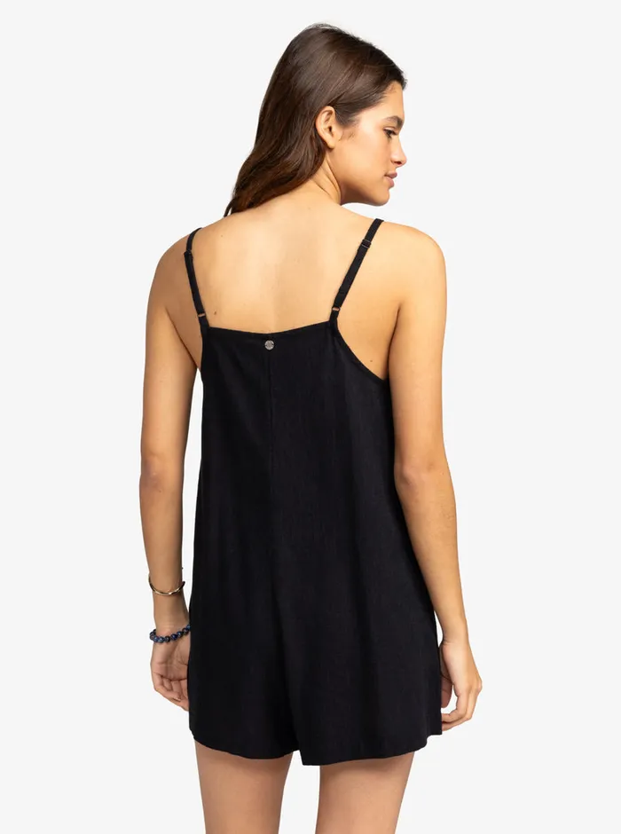 Roxy Jumpsuits and Rompers Lavender Haze Romper Anthracite 8211 Womens